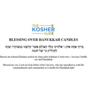Hanukkah Candle Blessing