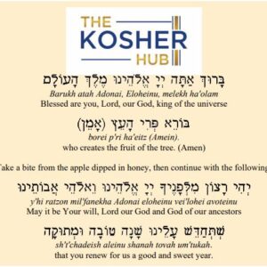 Rosh Hashanah Blessings over Apple and Honey