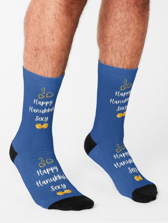 Happy Hanukkah Sexy Socks