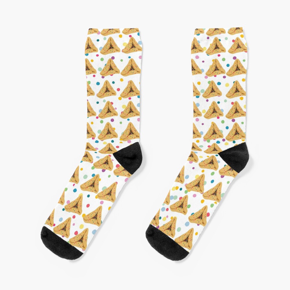 Purim Hamantaschen Socks