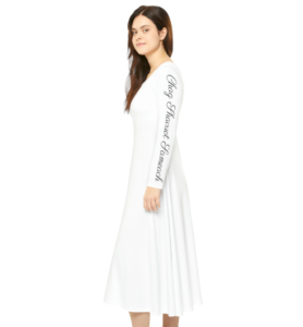 White Shavuot Dress