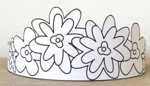 Shavuot Paper Flower Crown