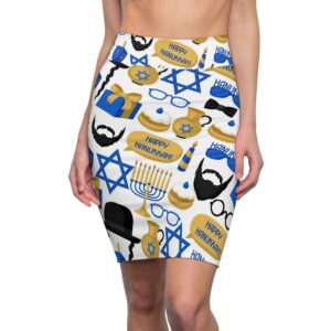 Ugly Hanukkah Women's Pencil Skirt