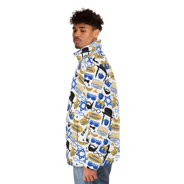 Hanukkah Puffer Jacket - Image 6