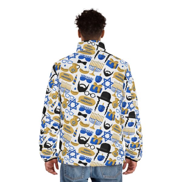 Hanukkah Puffer Jacket - Image 4