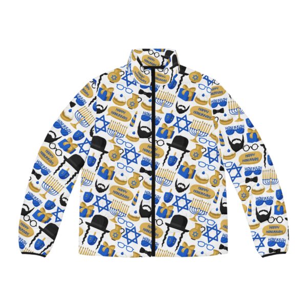 Hanukkah Puffer Jacket - Image 7