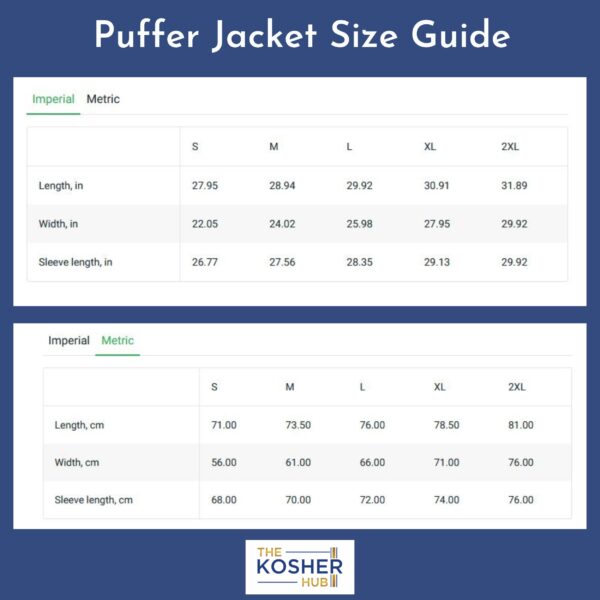 Hanukkah Puffer Jacket - Image 8