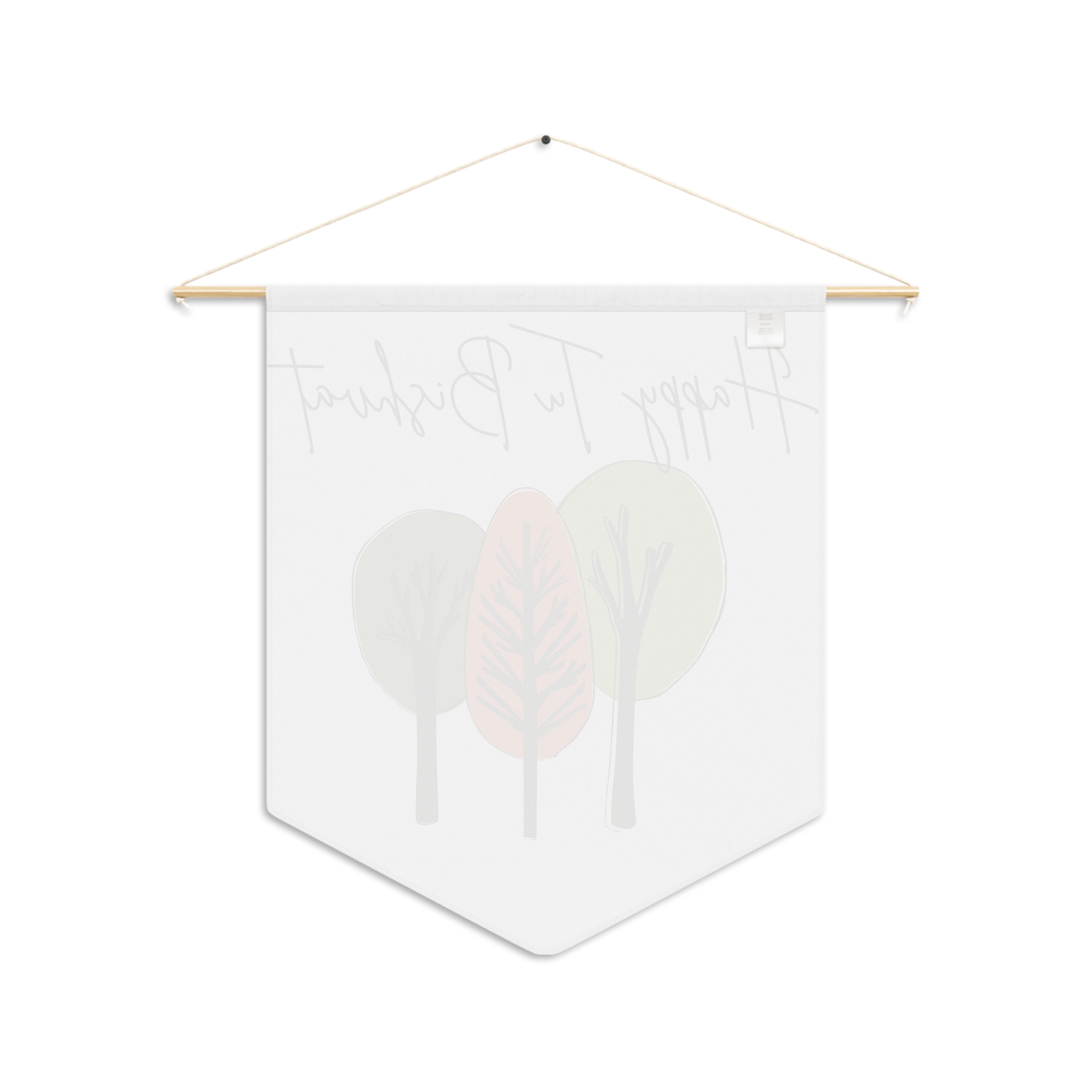 Happy Tu Bishvat Wall Hanging, Pennant - Image 2