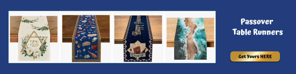 Passover Table Runners on Amazon
