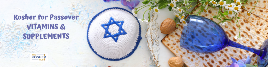 Kosher for Passover Vitamins and Supplements Banner