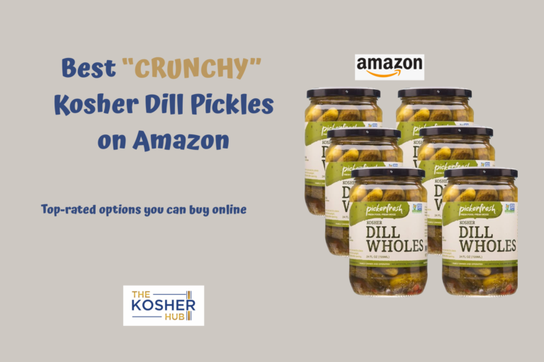 Kosher Crunchy Dill Pickles on Amazon