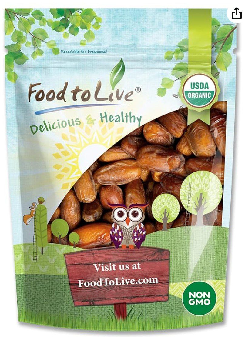 Food To Live Kosher Dried Dates — simanim for Rosh Hashanah