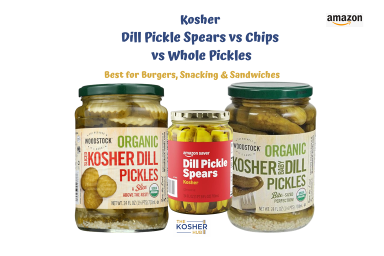 Kosher Dill Pickles vs Spears vs Chips vs Whole Pickles