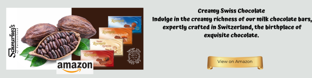 Kosher for Passover Schmerlings chocolate banner