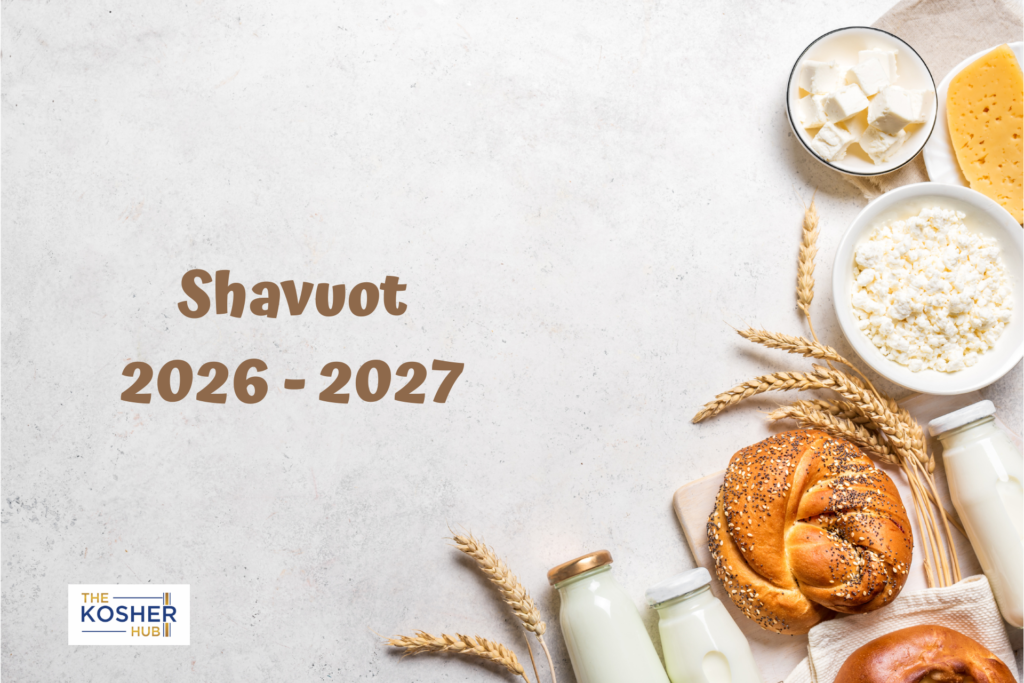 Shavuot 2026 - 2027 Banner The Kosher Hub