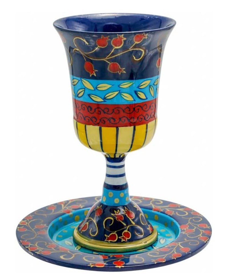 Yair Emanuel Colorful Kiddush Cup — Kiddush cup on Amazon