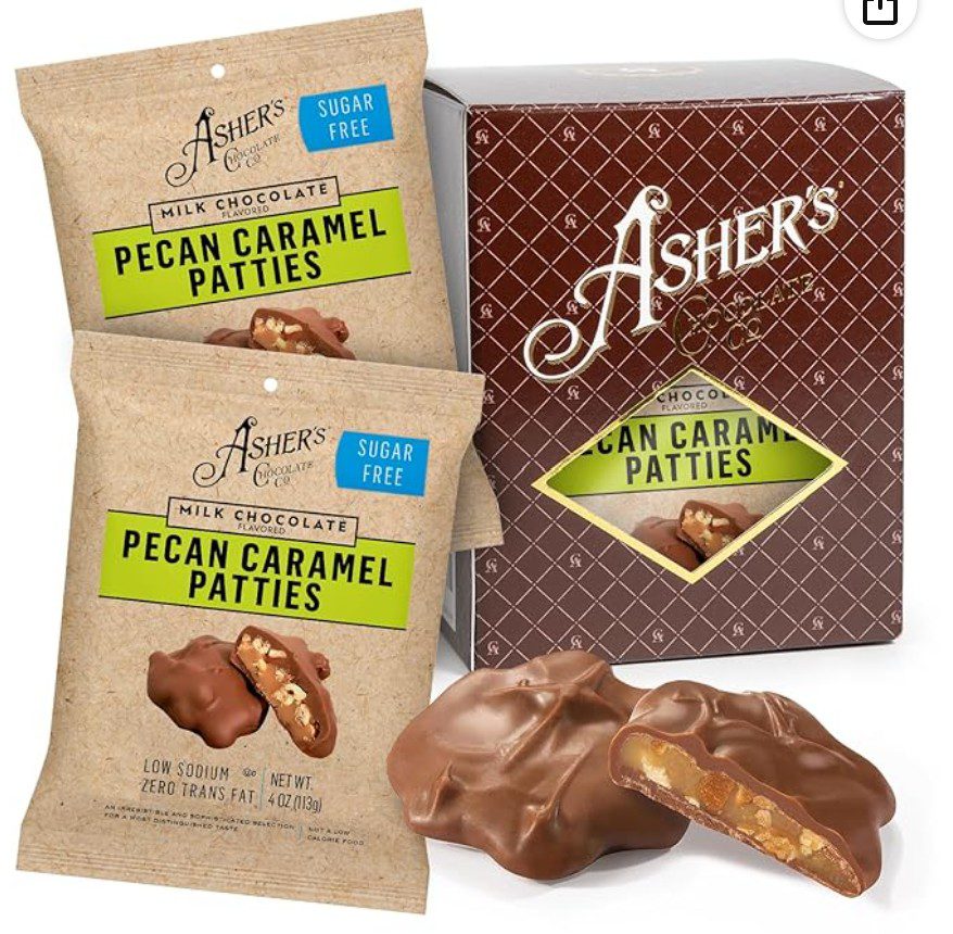 Asher's Sugar Free Peanut Kosher Chocolate
