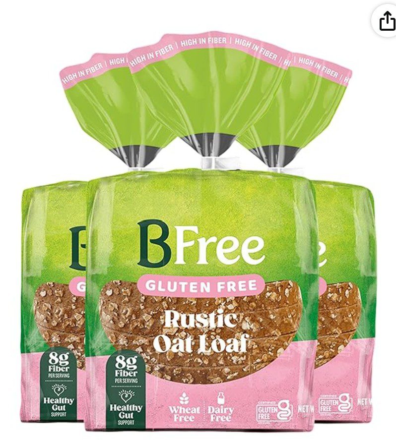 BFree Gluten Free Rustic Oat Loaf — kosher certified gluten free bread on Amazon