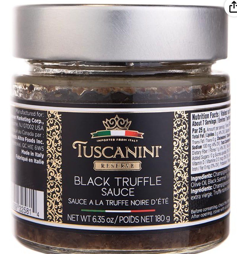 Tuscanini Black Truffle Sauce, Product of Italy — kosher gourmet gift for Rosh Hashanah