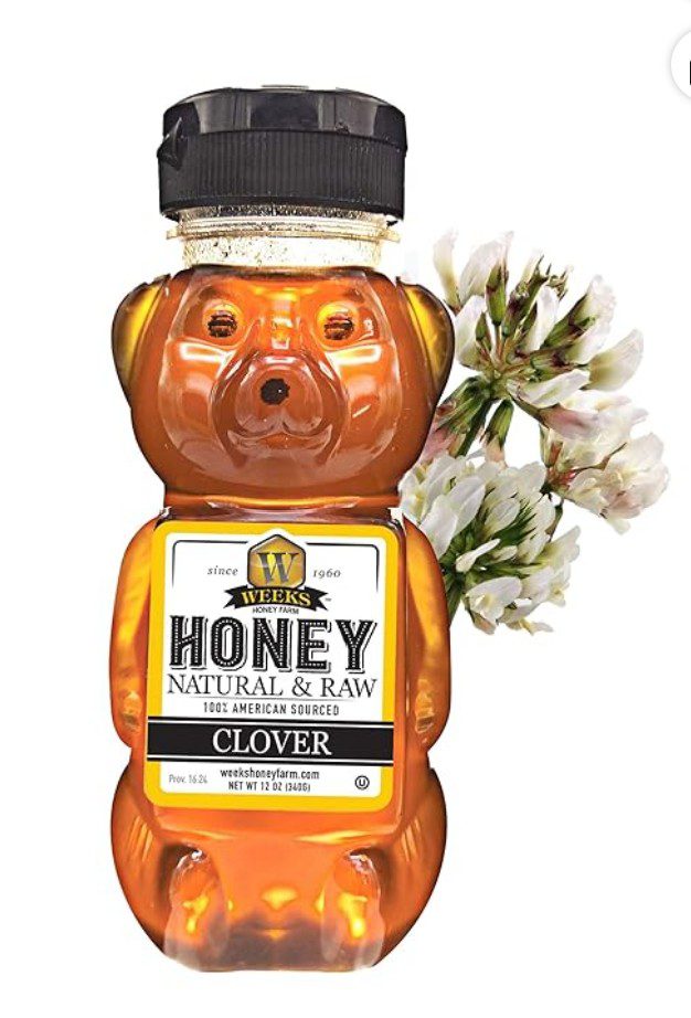 Weeks Honey Farm Clover Honey — pure raw kosher honey gift