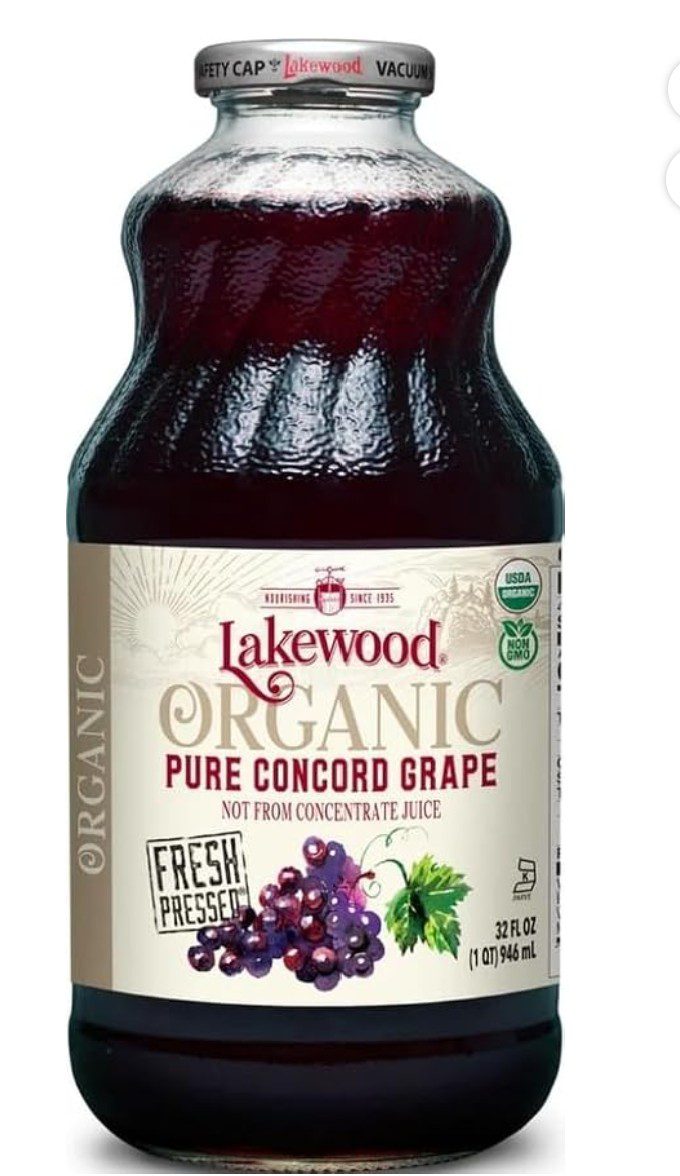 Lakewood Organic Concord Grape Juice — kosher juice on Amazon
