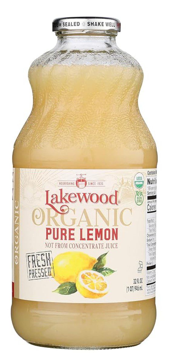 Lakewood Organic Lemon Juice — kosher juice on Amazon