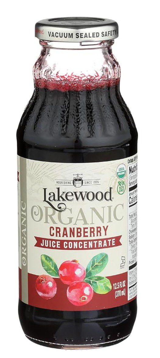 Lakewood Organic Cranberry Juice — kosher juice on Amazon