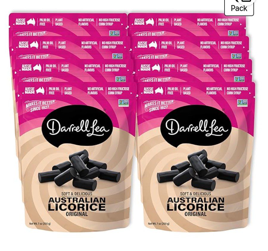 Darrell Lea Australian Licorice — kosher licorice on Amazon