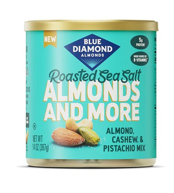 Blue Diamond Mixed Nuts Roasted Sea Salt — kosher certified snack