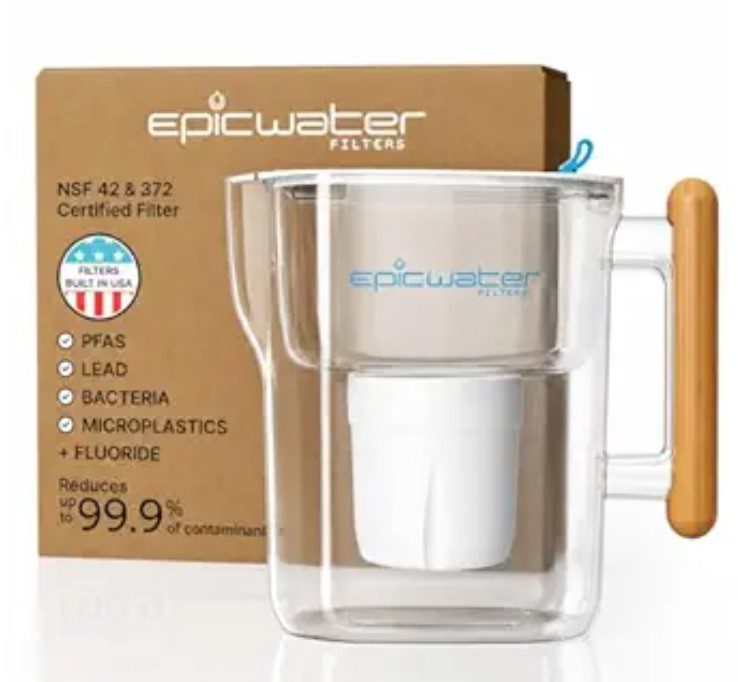 Epic Water Filter Pitcher — water filter for kosher home on Amazon