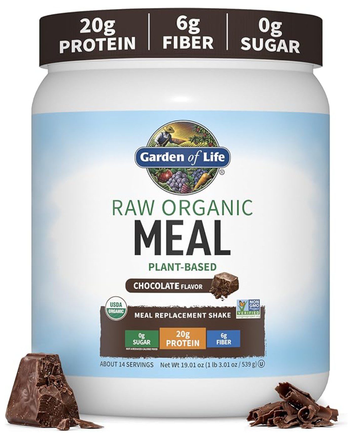 Garden of Life Raw Organic Meal Replacement — kosher pareve meal replacement powder on Amazon
