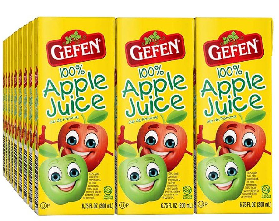 Gefen Kosher Kids Apple Juice Box — kosher juice boxes on Amazon