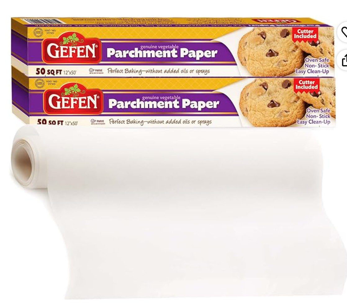 Gefen Kosher Parchment Paper for baking honey cake