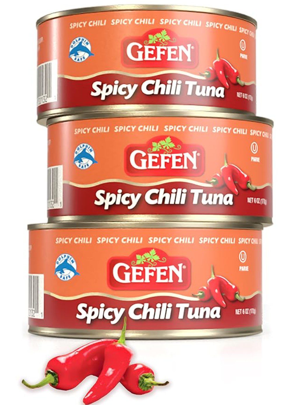 Gefen Spicy Chili Tuna pouch — kosher tuna on Amazon