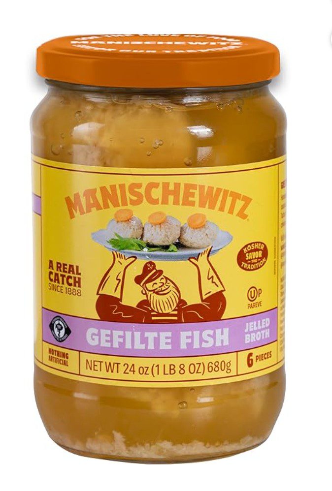 Manischewitz Gefilte Fish in Liquid Broth — kosher for Passover on Amazon