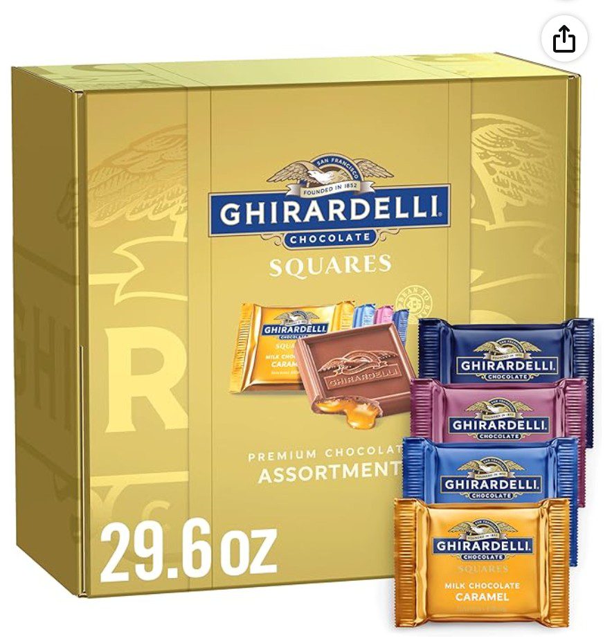 Ghiradelli Premium Chocolate Squares Gift Box — kosher chocolate gift for Rosh Hashanah
