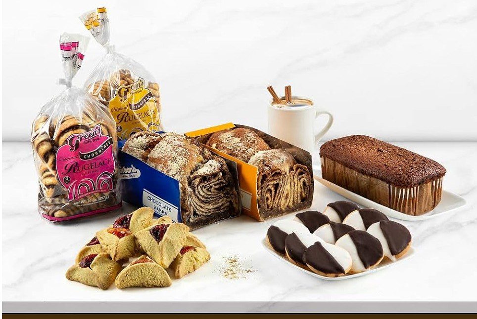 Green's Bakery Holiday Babka Bundle with Honey Cake kosher Rosh Hashanah
