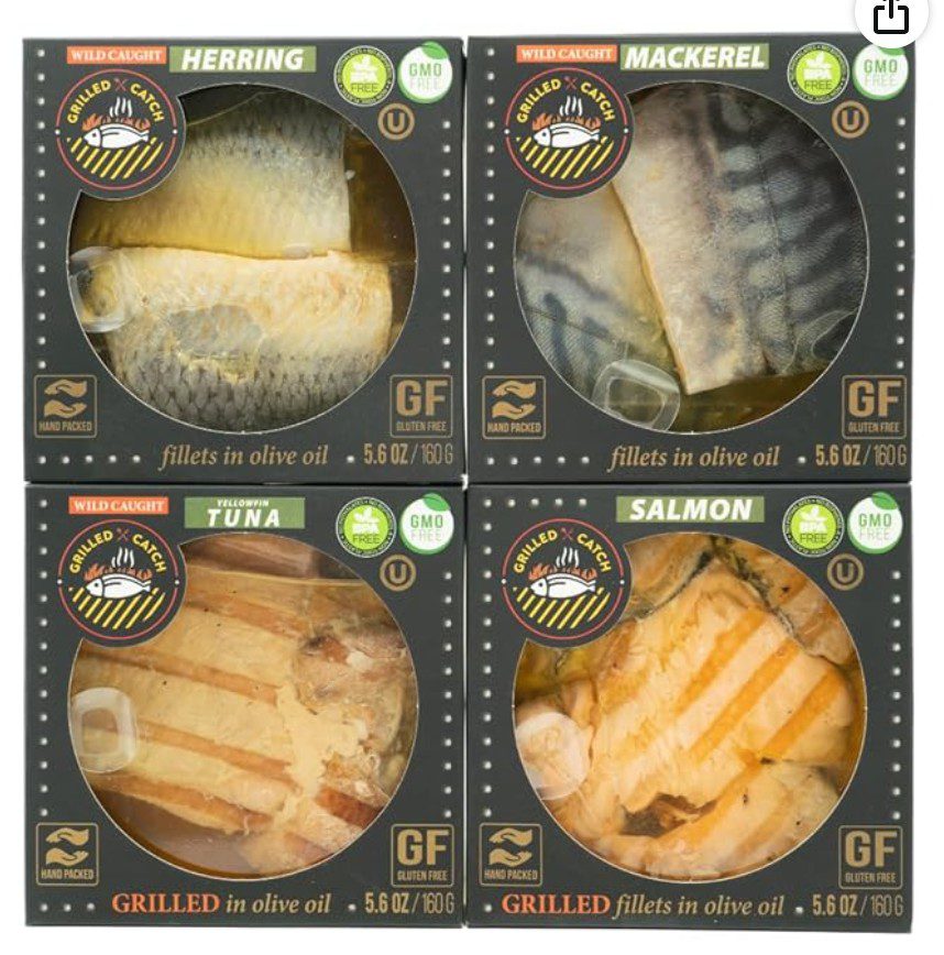Grilled Kosher Fish Variety Pack canned — kosher fish on Amazon