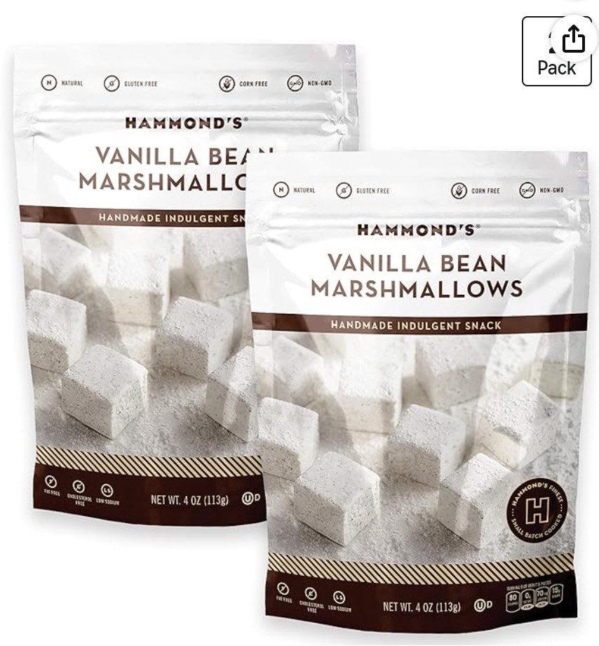 Hammonds Vanilla Bean Marshmallows — kosher Rosh Hashanah candy on Amazon