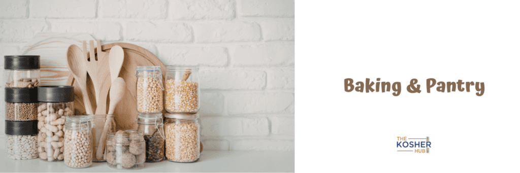 Kosher Baking and pantry banner