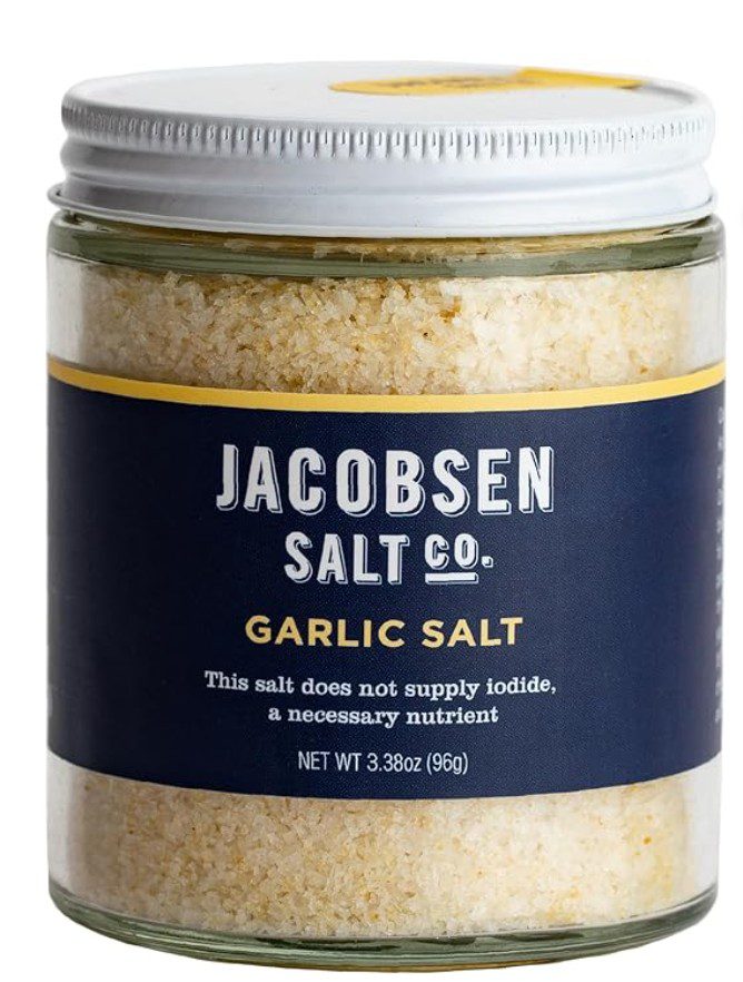 Jacobsen Garlic Salt — kosher certified infused finishing salt