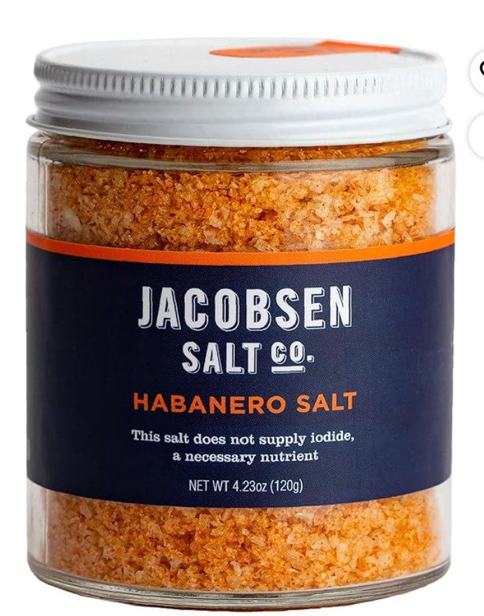 Jacobsen Habanero Kosher Salt — spicy infused finishing salt