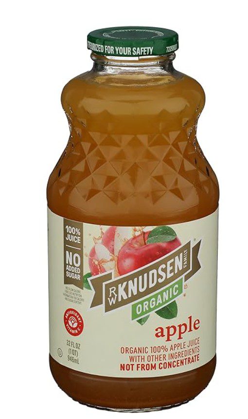Knudson Organic Apple Juice — kosher juice on Amazon
