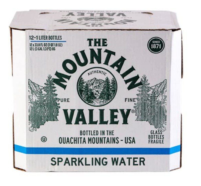 Mountain Valley Sparkling Water — kosher sparkling water on Amazon