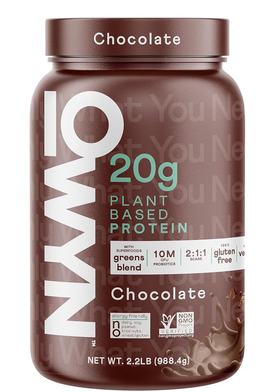 OWYN Chocolate plant based protein powder — kosher certified pareve