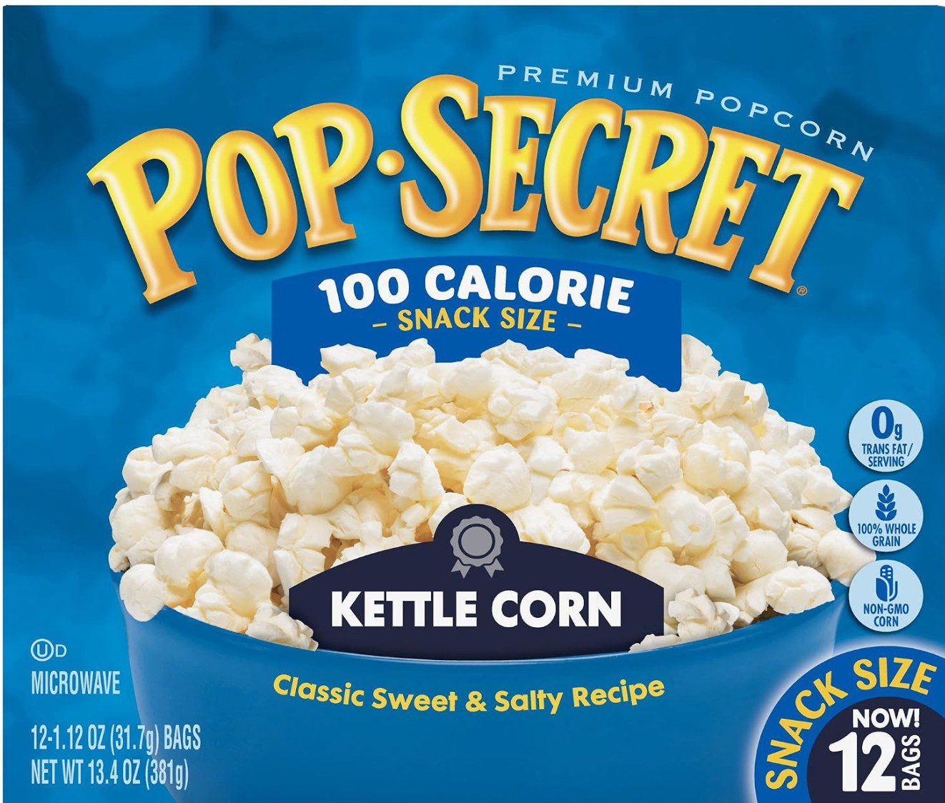 Pop Secret Kettle Kosher Popcorn Dairy on Amazon