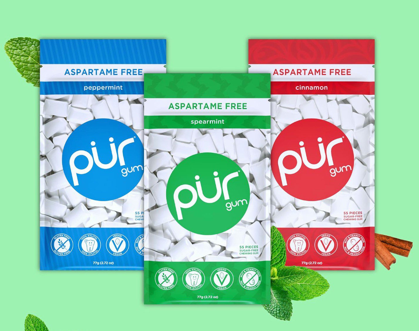PUR Chewing Gum Variety — kosher chewing gum on Amazon