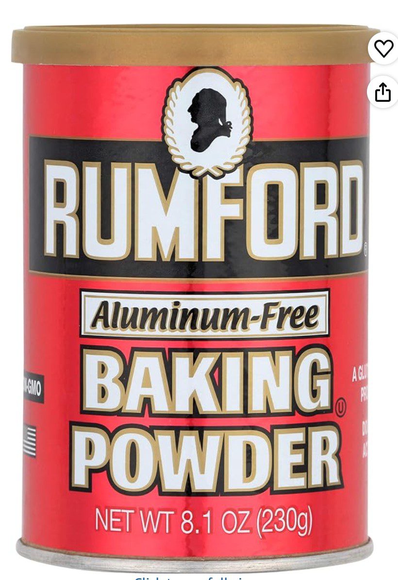 Rumford Baking Powder — aluminium free kosher certified