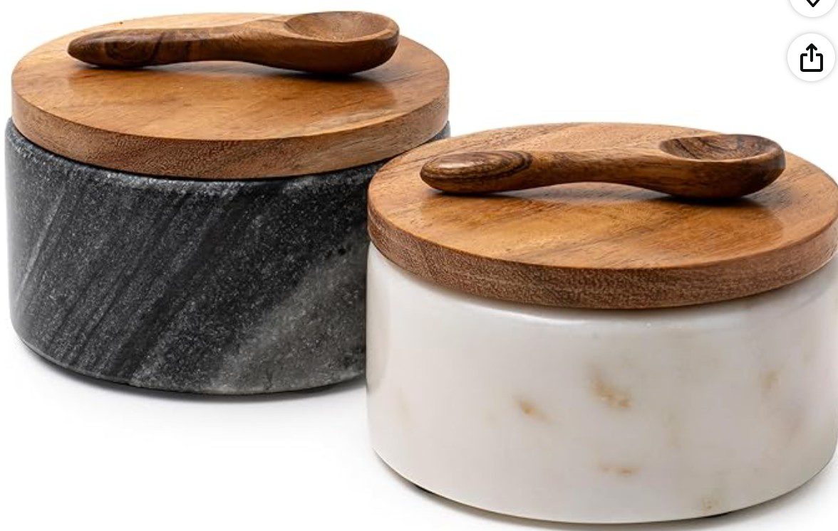 Cork and Mill Salt Storage with Cork Lid — kosher kitchen salt cellar container