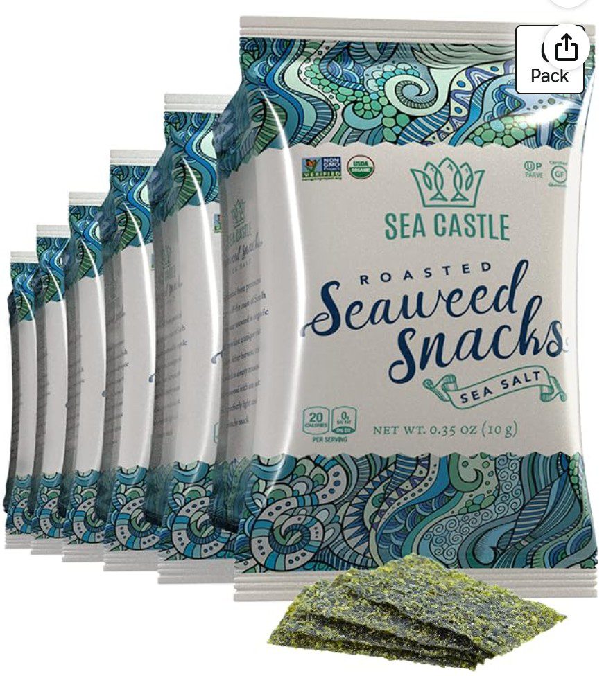 Sea Castle Seaweed Snacks — kosher for Passover snack